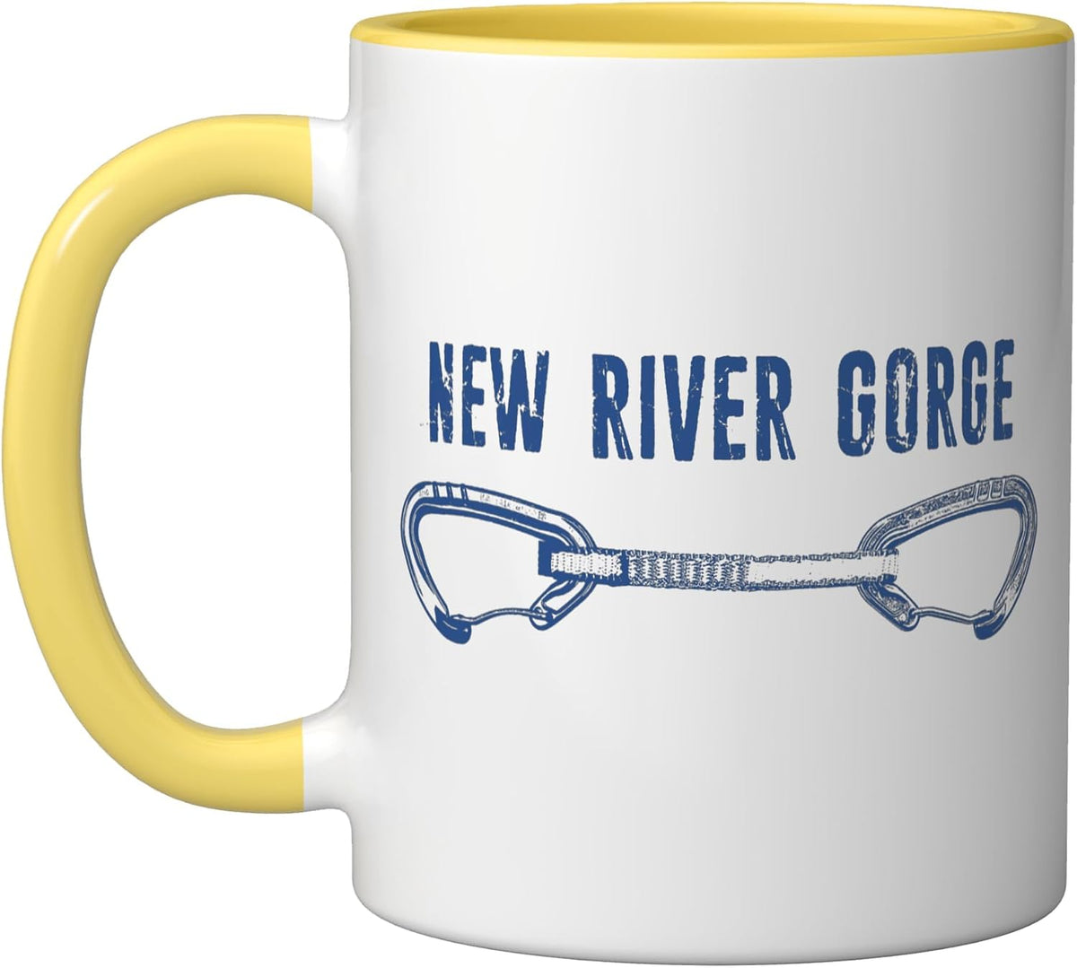 New River Gorge Rock Climbing Quickdraw Ceramic Mug