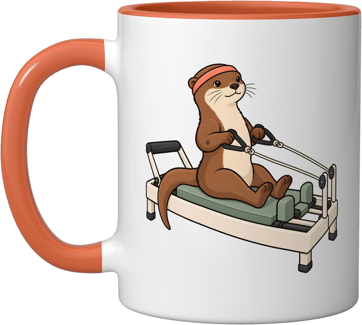 Reformer Pilates Otter Cute Animal Funny Workout Ceramic Mug