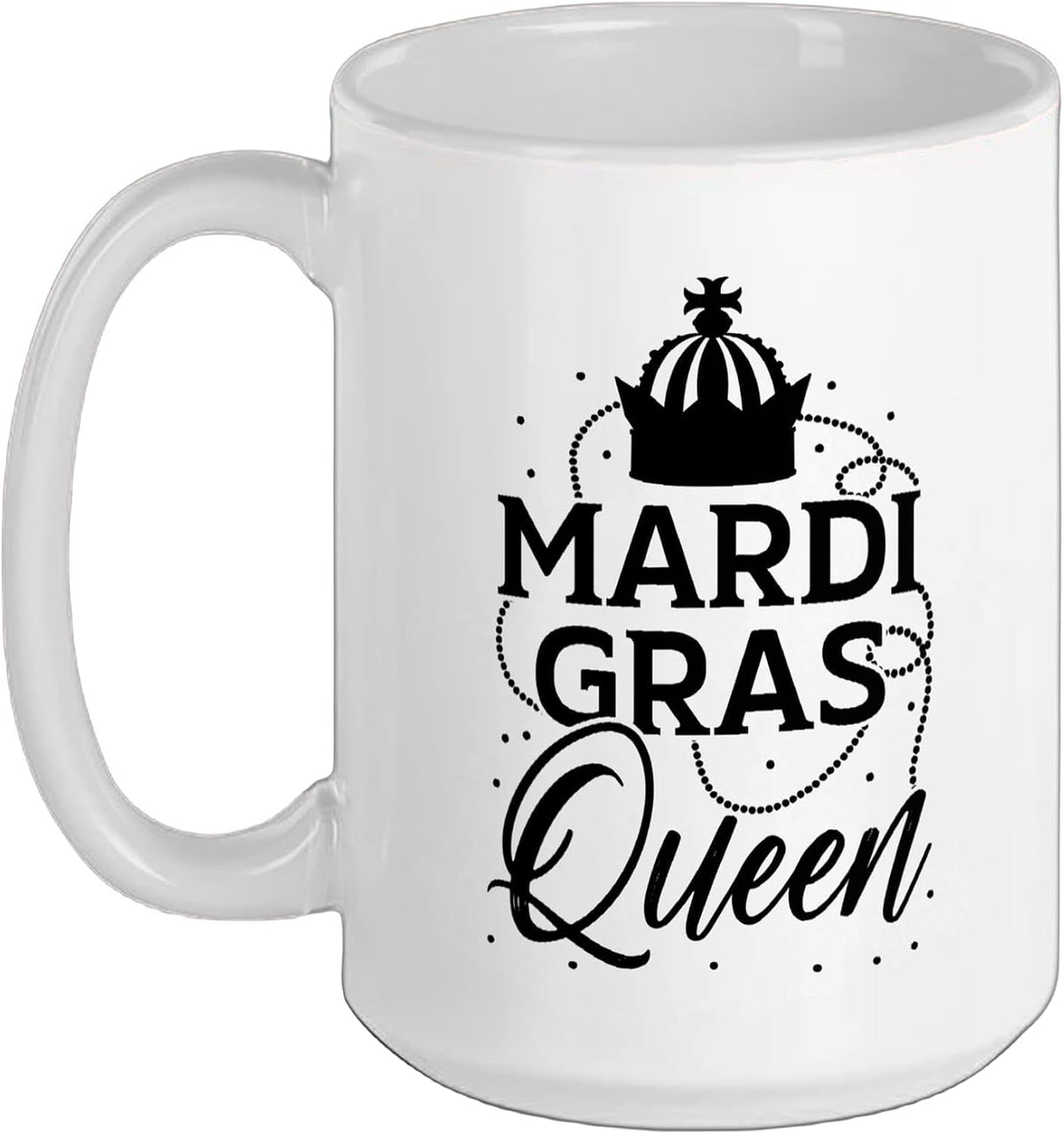 Mardi Gras Queen New Orleans Louisiana Parade Ceramic Mug