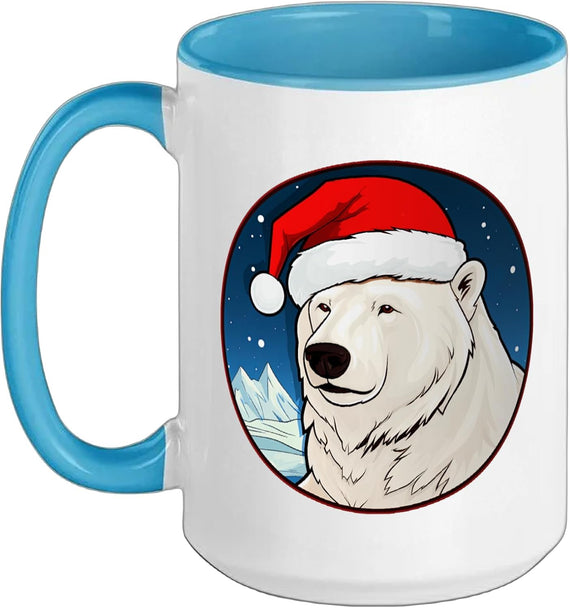 Christmas Polar Bear Ceramic Mug