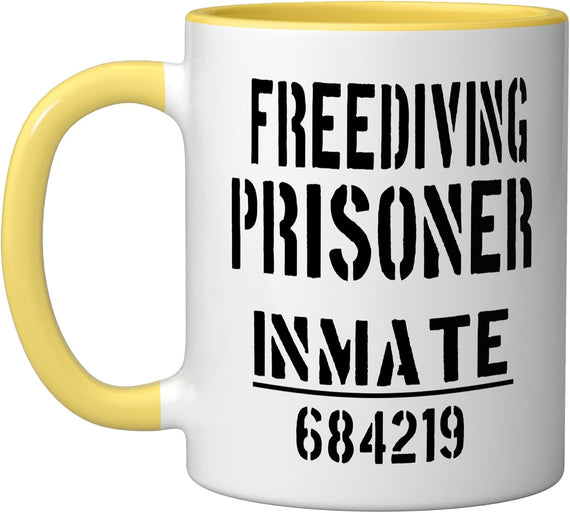 Freediving Freediver Prisoner Lazy Halloween Costume Ceramic Mug