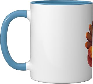 Funny Vintage Gamer Turkey Thanksgiving Video Game Player Ceramic Mug