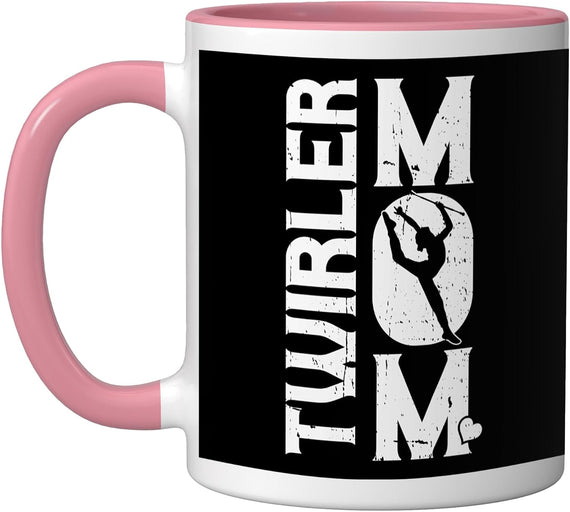 Twirler Mom Twirler Majorettes Baton Twirling Halloween Ceramic Mug