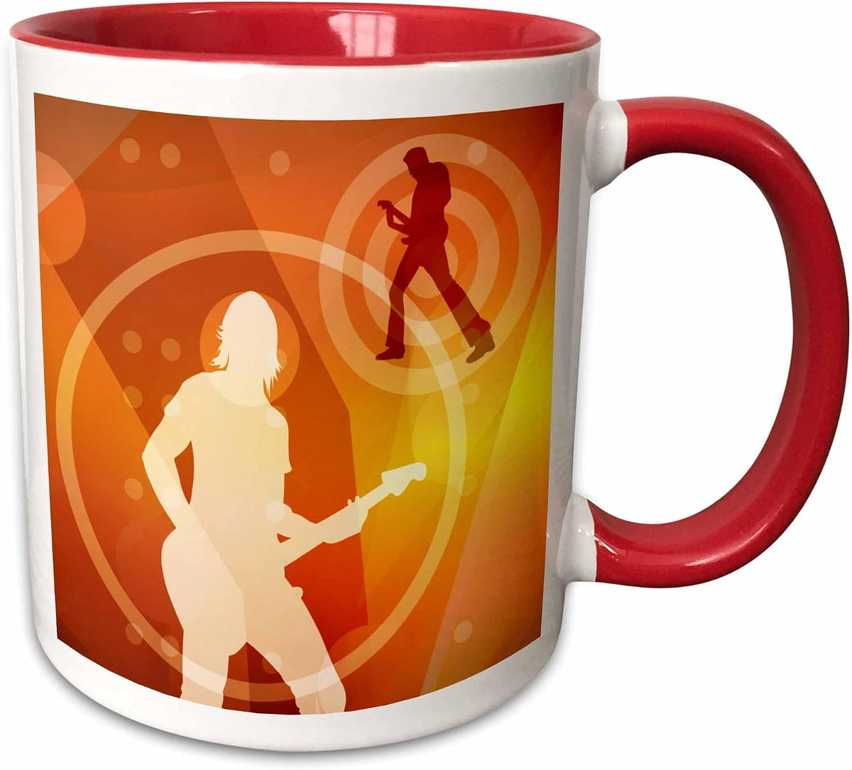 Guitar Rock Ceramic Mug