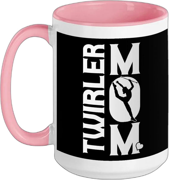 Twirler Mom Twirler Majorettes Baton Twirling Halloween Ceramic Mug