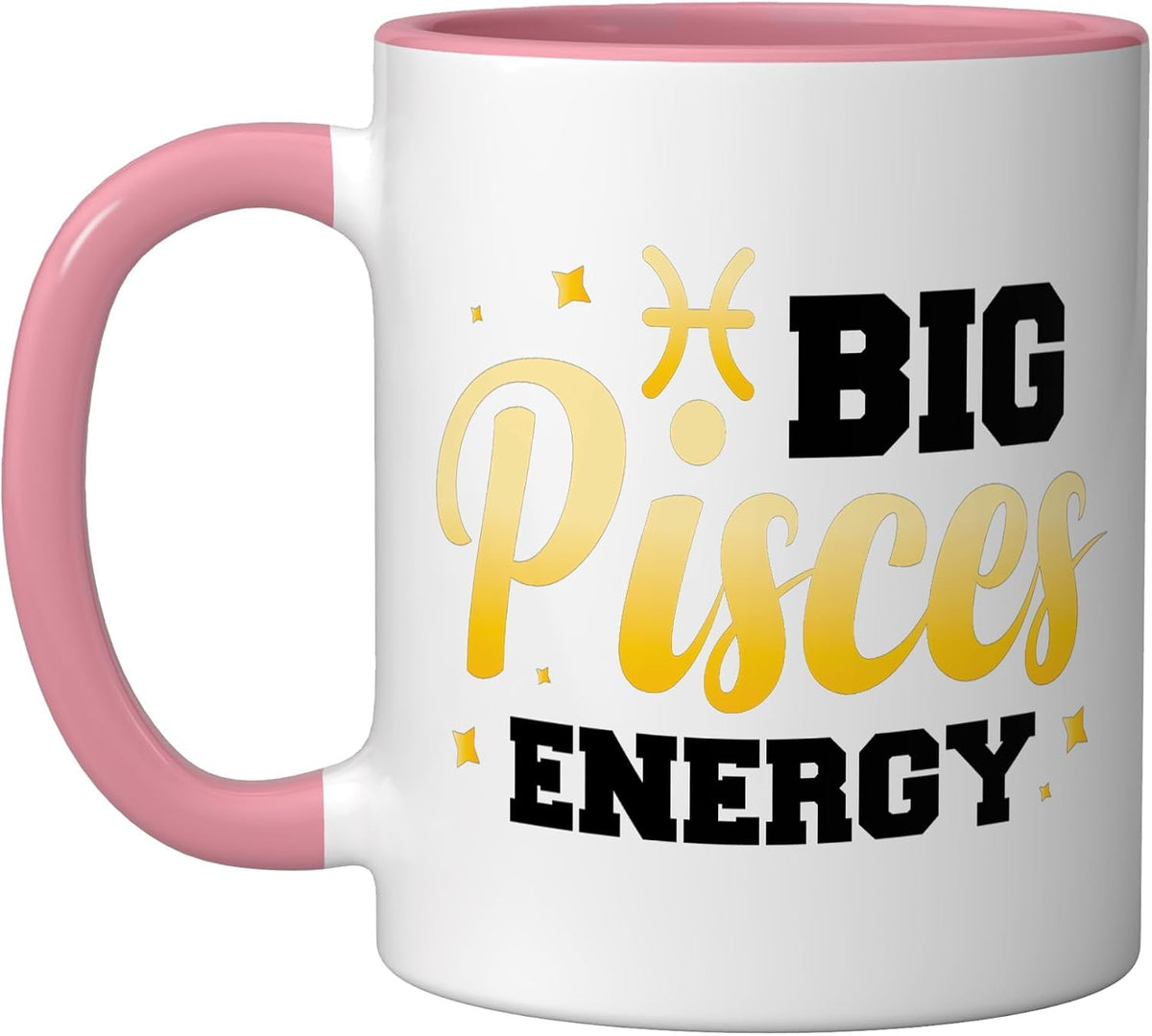 Big Pisces Energy Ceramic Mug