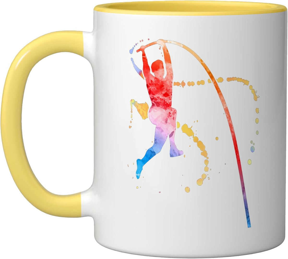 Pole Jumper Pole Vault Pole Vaulting Ceramic Mug