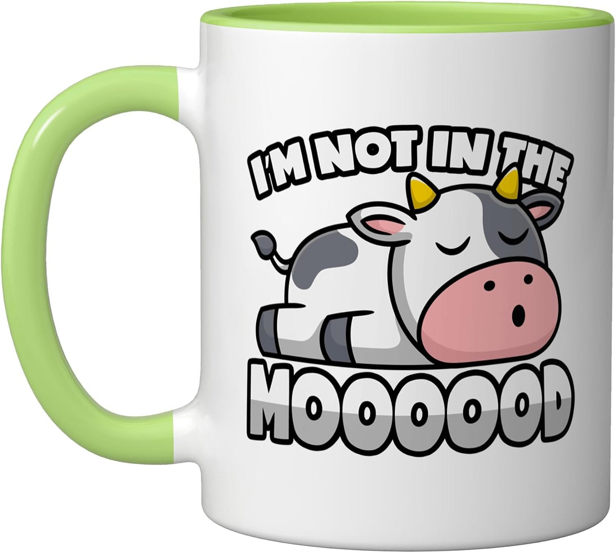 Cow Pun - Not In The Mood - Calf & Cattle Ceramic Mug