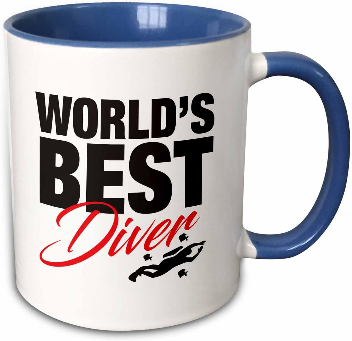 Worlds Best Diver Ceramic Mug