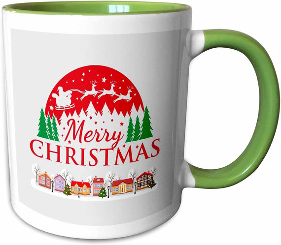 Merry Christmas Season Greeting Ceramic Mug