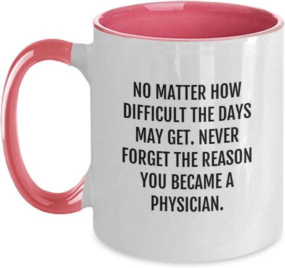 Never Forget Why You Became a Physician Ceramic Mug