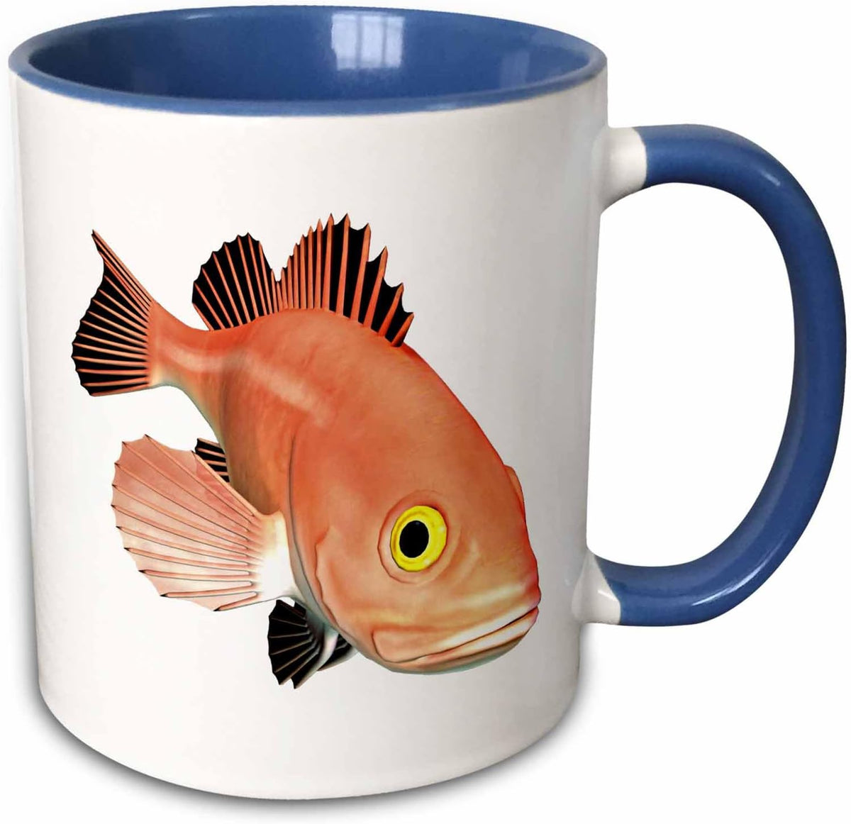 Yellow Rockfish Ceramic Mug