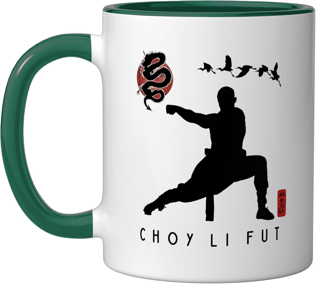 Choy Li Fut Beginner Calligraphy. Chinese Martial Art Ceramic Mug