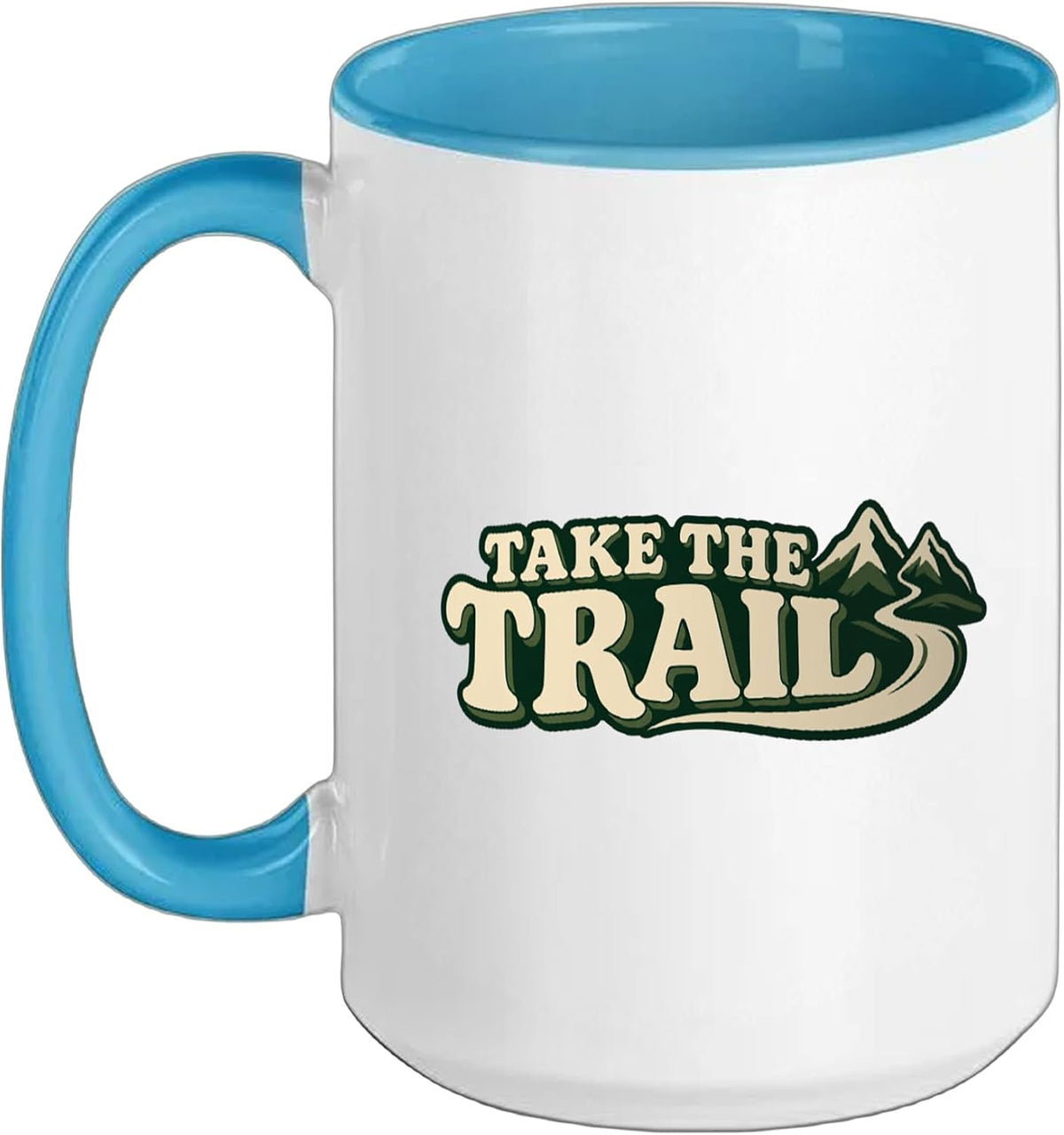 Take The Trail Hiking Mountain Adventure Ceramic Mug