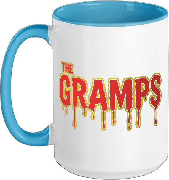 The Gramps Dripping Spooky Font Funny Grandpa Halloween Ceramic Mug
