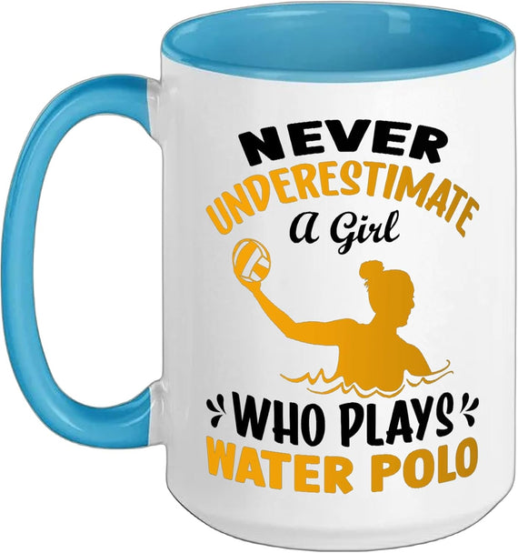 Water Polo Girl Waterpolo Woman Player Ceramic Mug