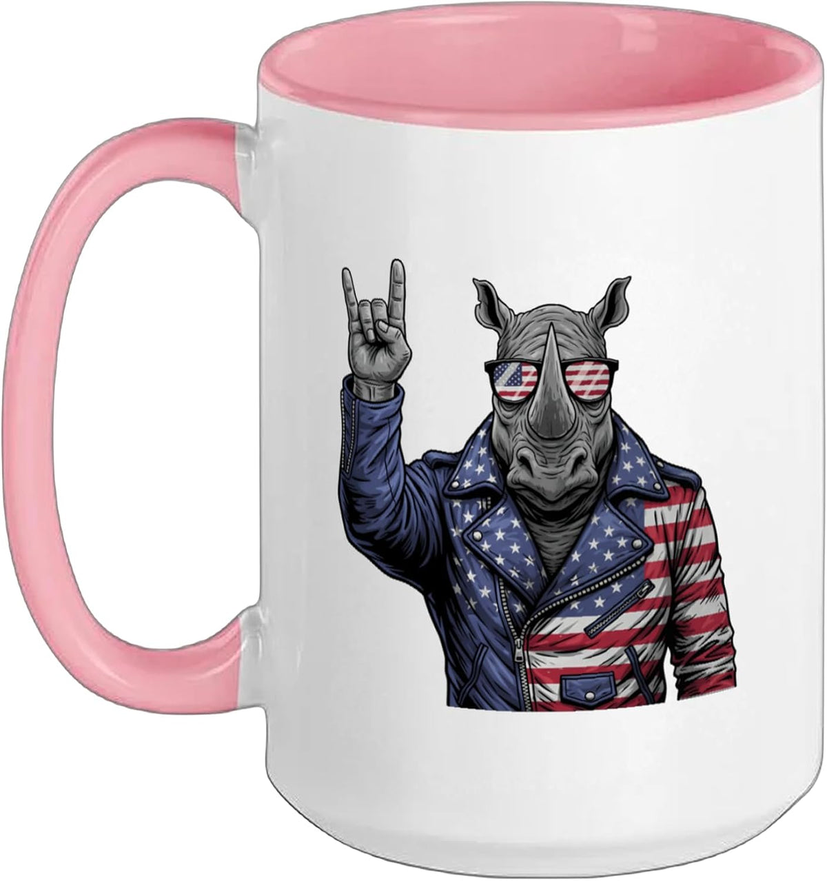 American Flag Usa Flag Red White Blue Patriotic 4th Of Ceramic Mug