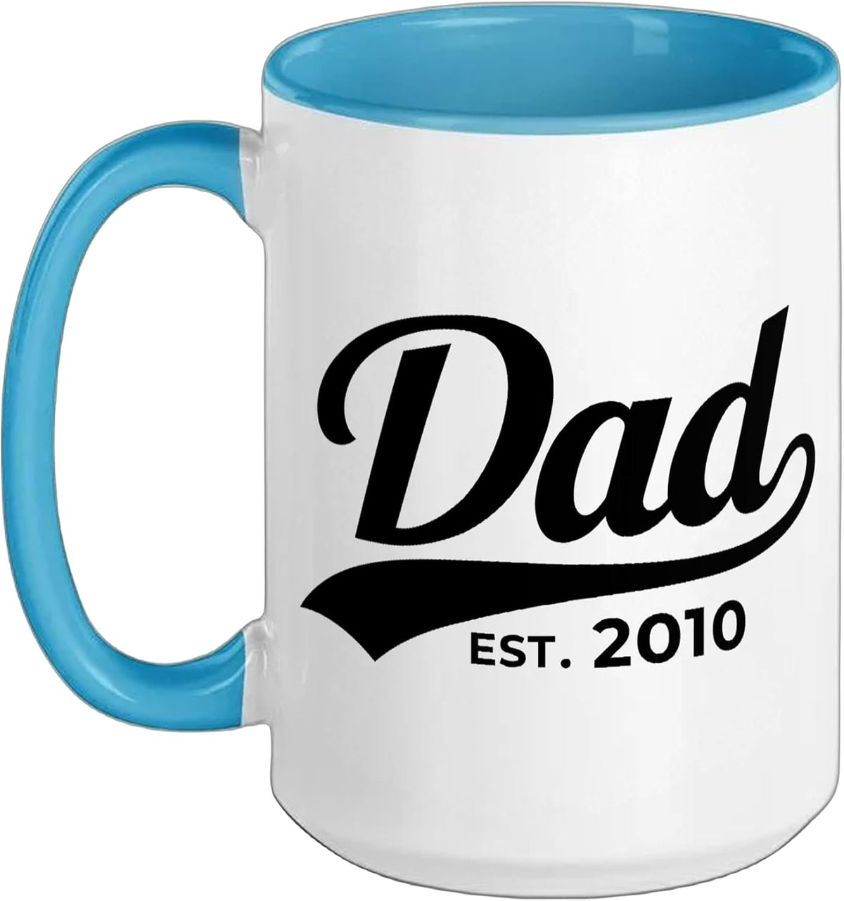 Dad Est 2010 First Time Dad New Father Ceramic Mug