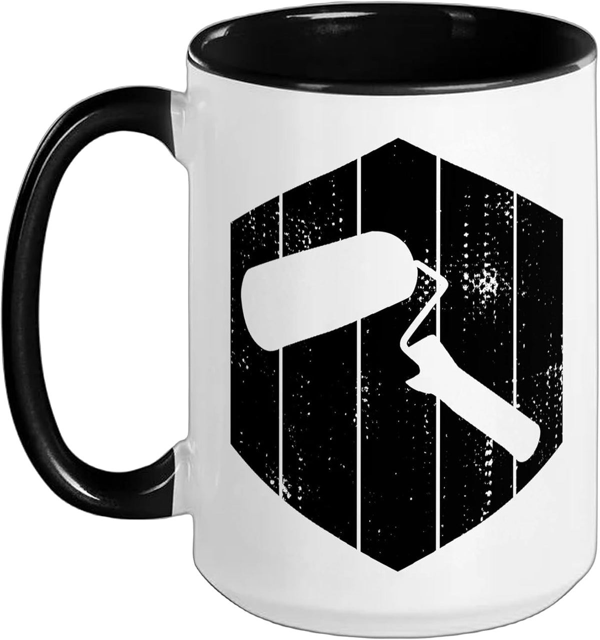 Painting Roller Sketch House Painter Ceramic Mug
