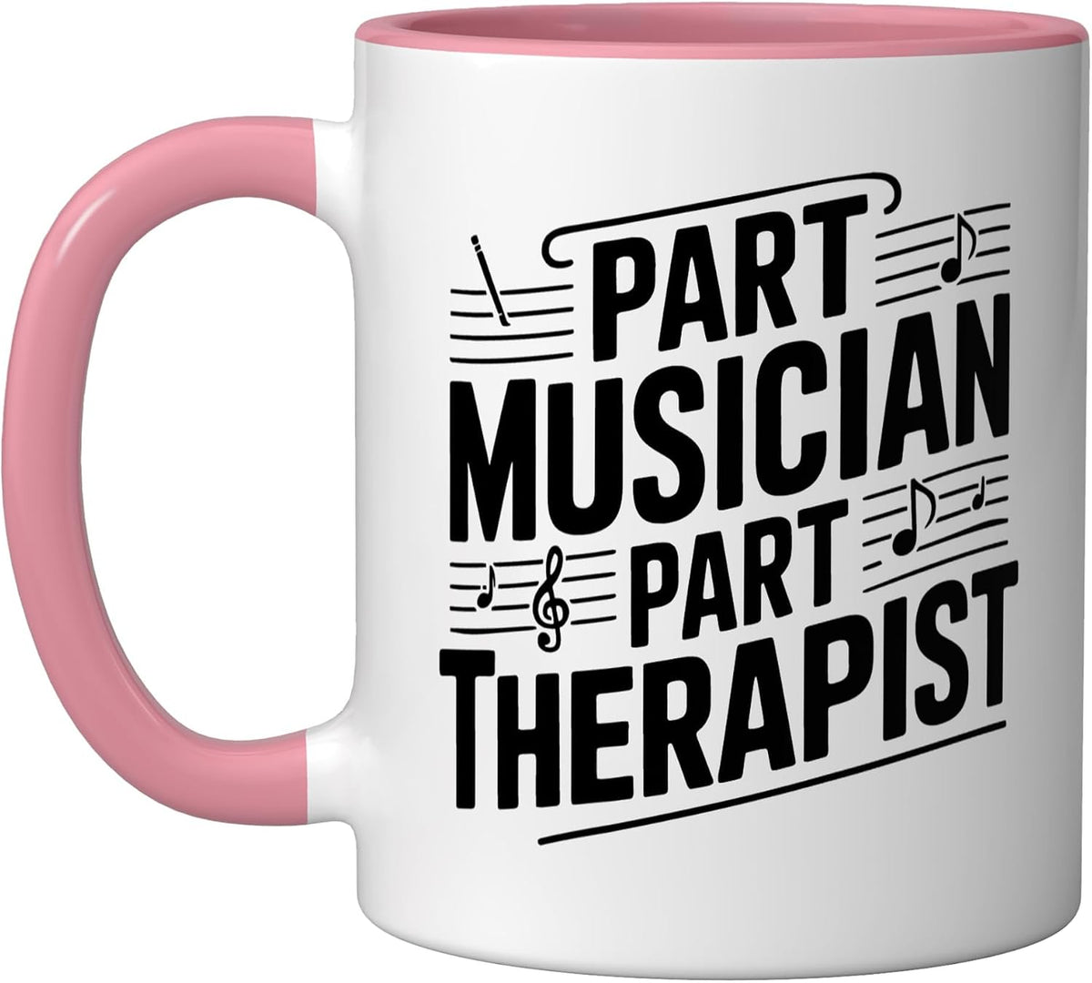 Choir Director Part Musician Therapist Church Choral Humor Ceramic Mug