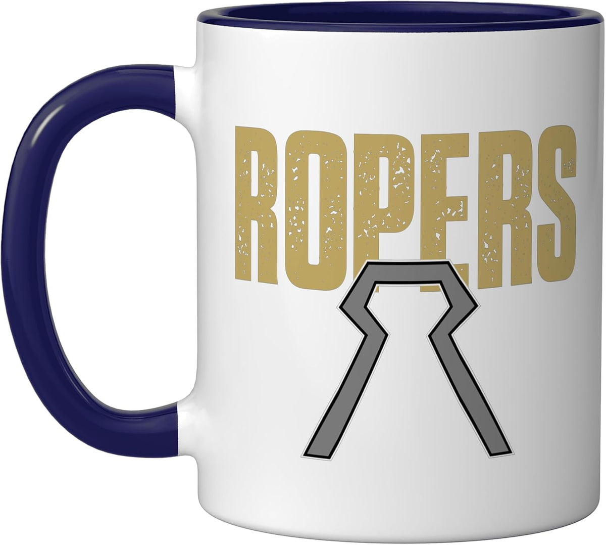 Trinity Love Clothing Co. Tulsa Rogers Grunge Logo Design Ceramic Mug