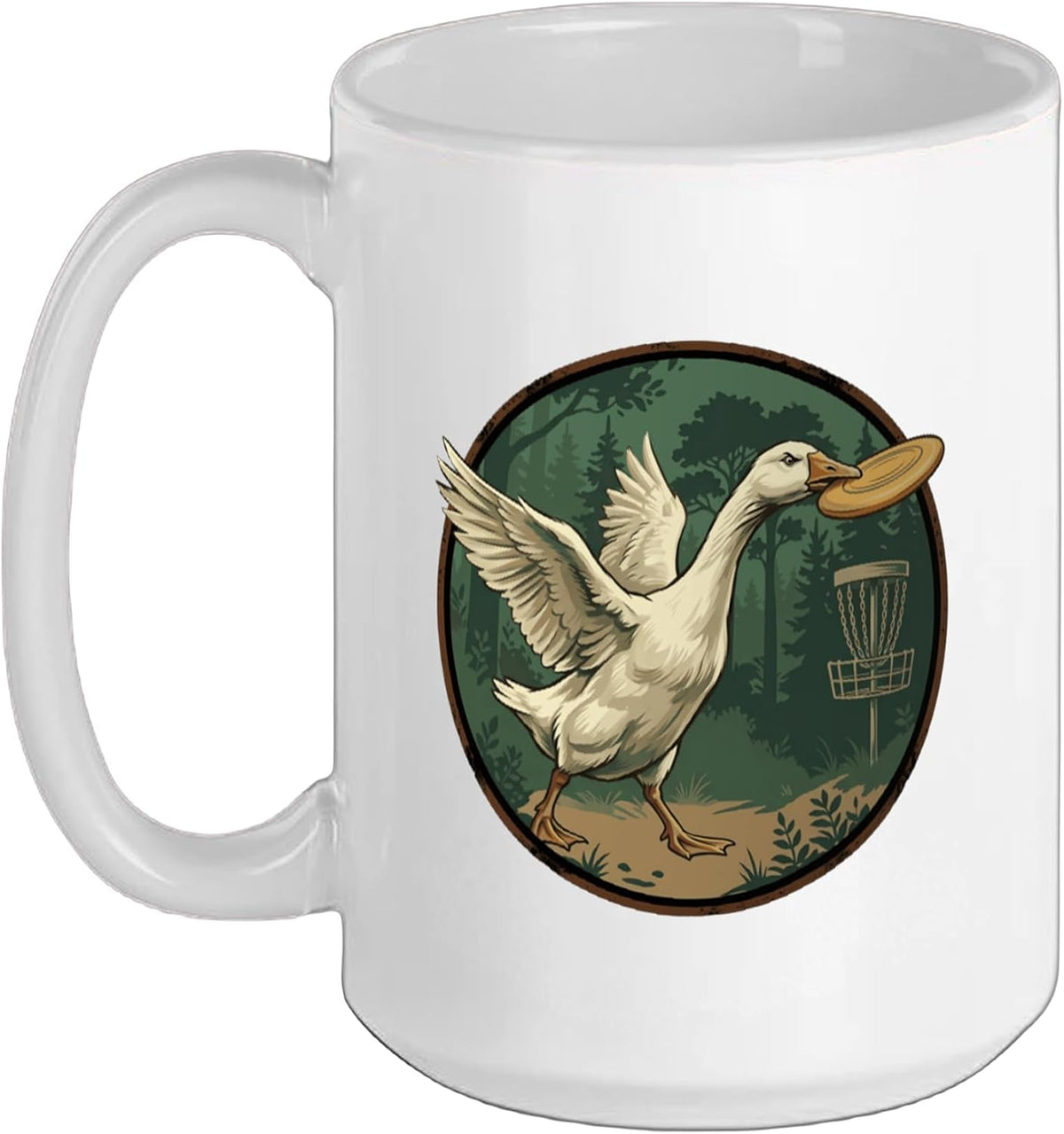 Disc Golf Basket Frolfing Disc Golf Player Disc Golfer Ceramic Mug