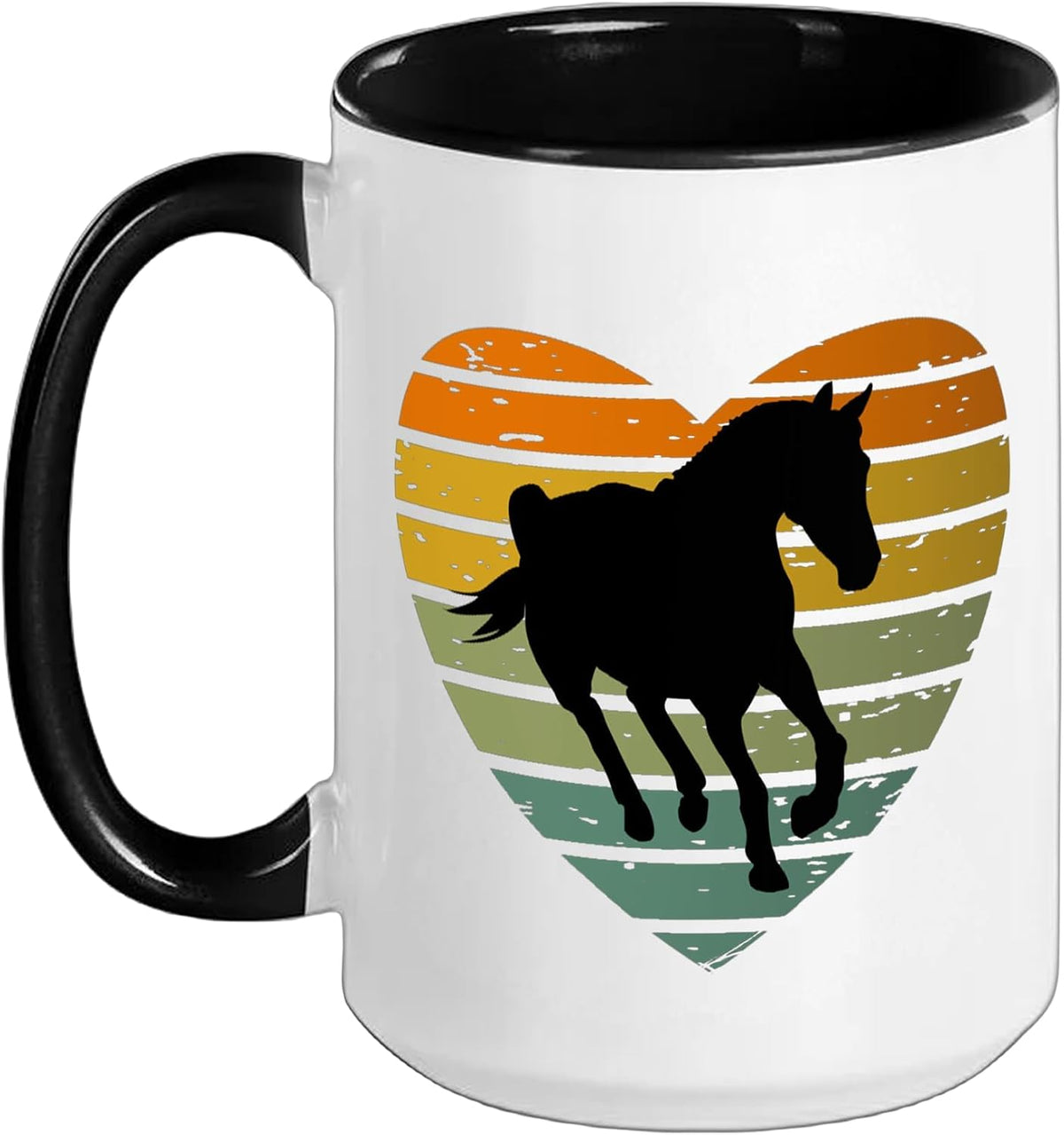 I Love Horses Riding Horse Love Equestrian Sport Ceramic Mug