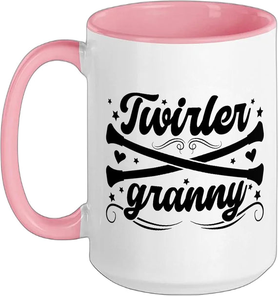 Baton Twirl Granny Of A Baton Twirler Baton Twirling Ceramic Mug