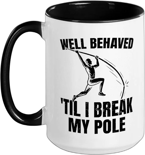 Pole Vaulting Funny Pole Vault Ceramic Mug