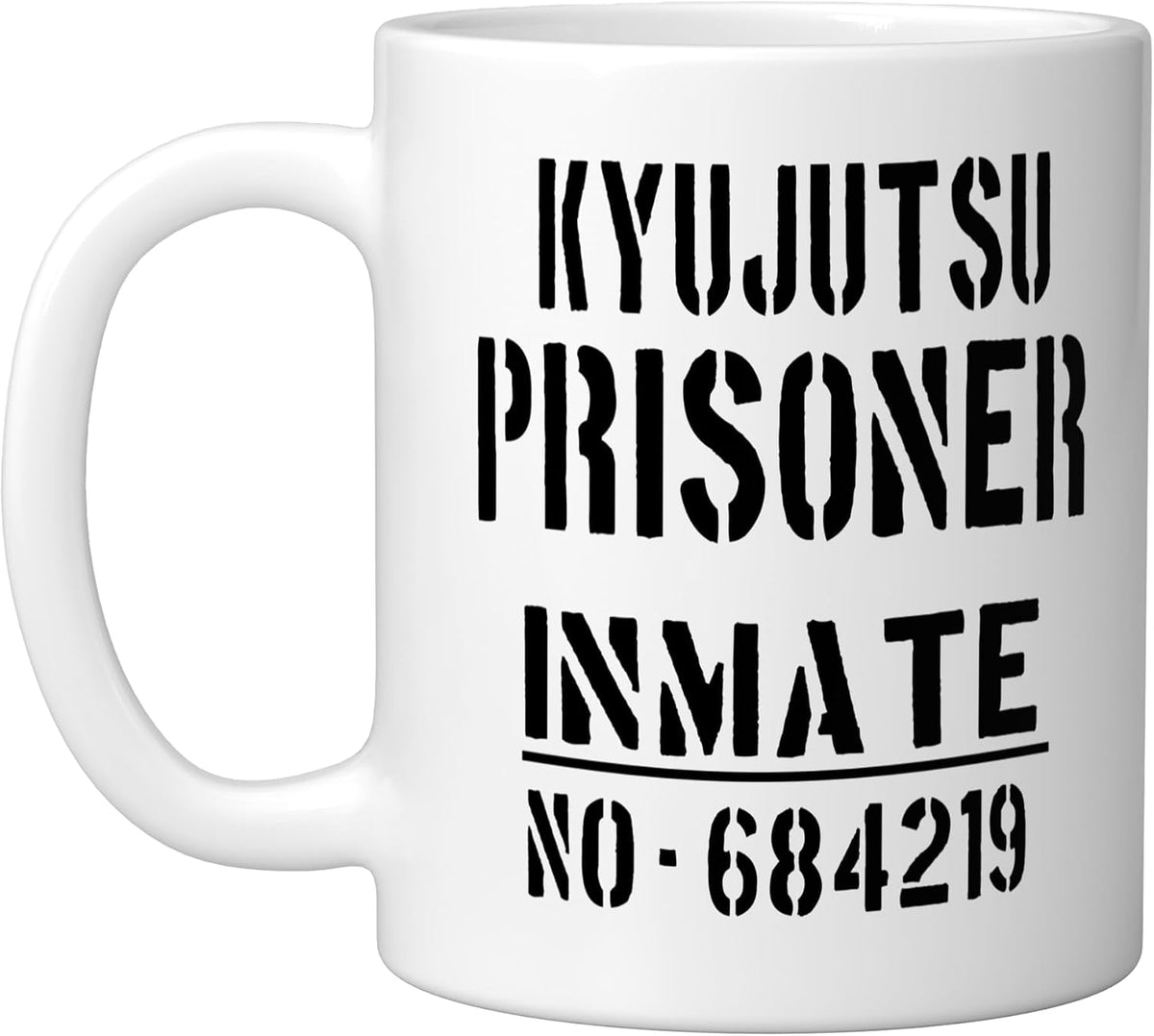 Kyujutsu Prisoner Inmate Number Graphic Text Ceramic Mug