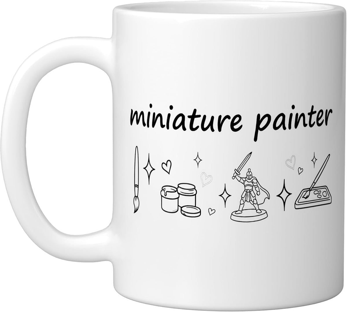 Miniature Painting Mini Painter Paint Miniatures Hobby Ceramic Mug
