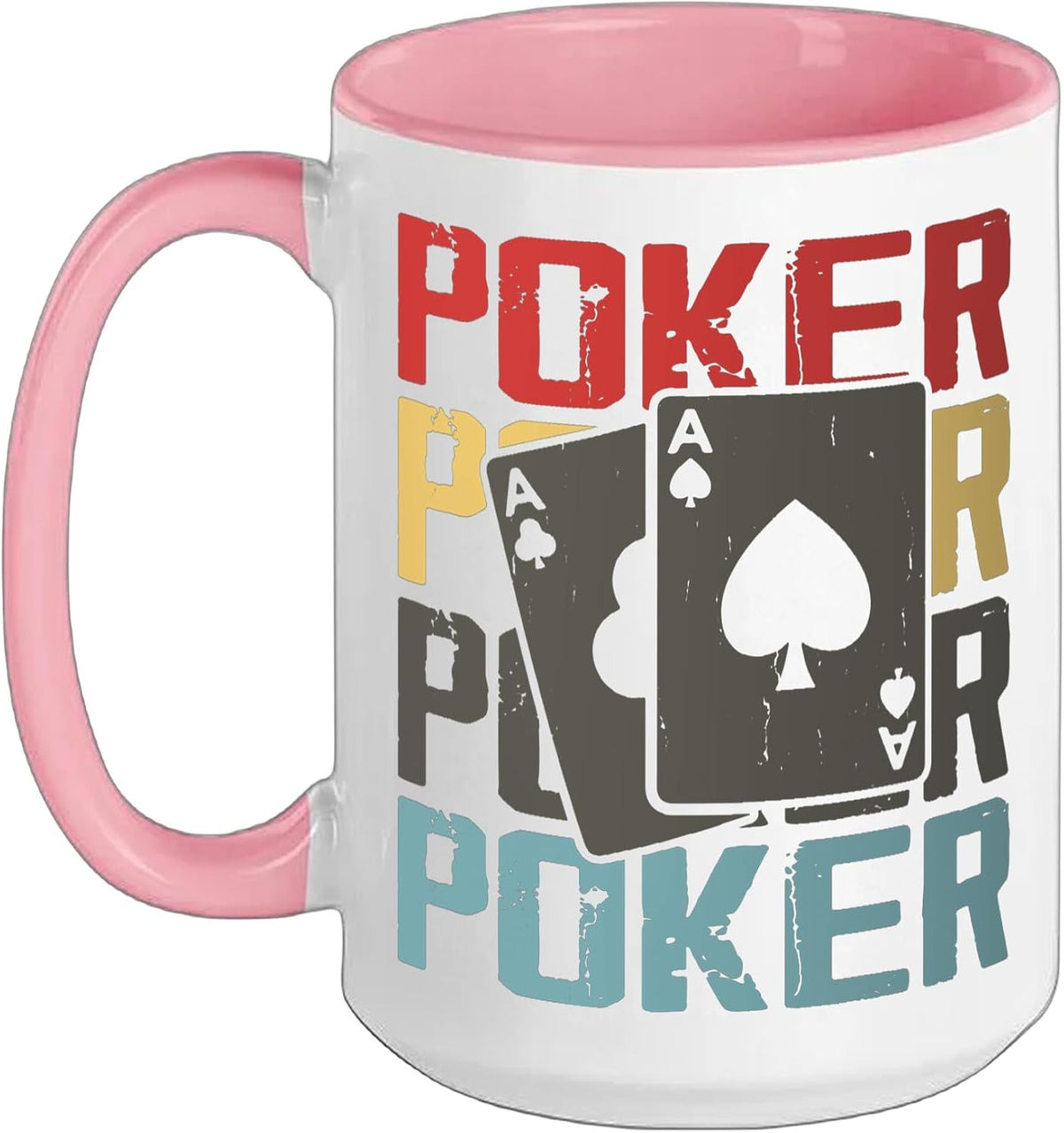 Poker Vintage Retro Ceramic Mug