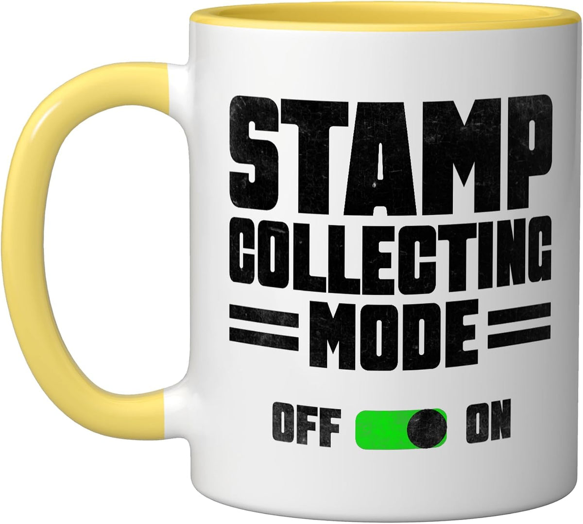 Stamp Collecting Mode Philately Stamps Collector Ceramic Mug