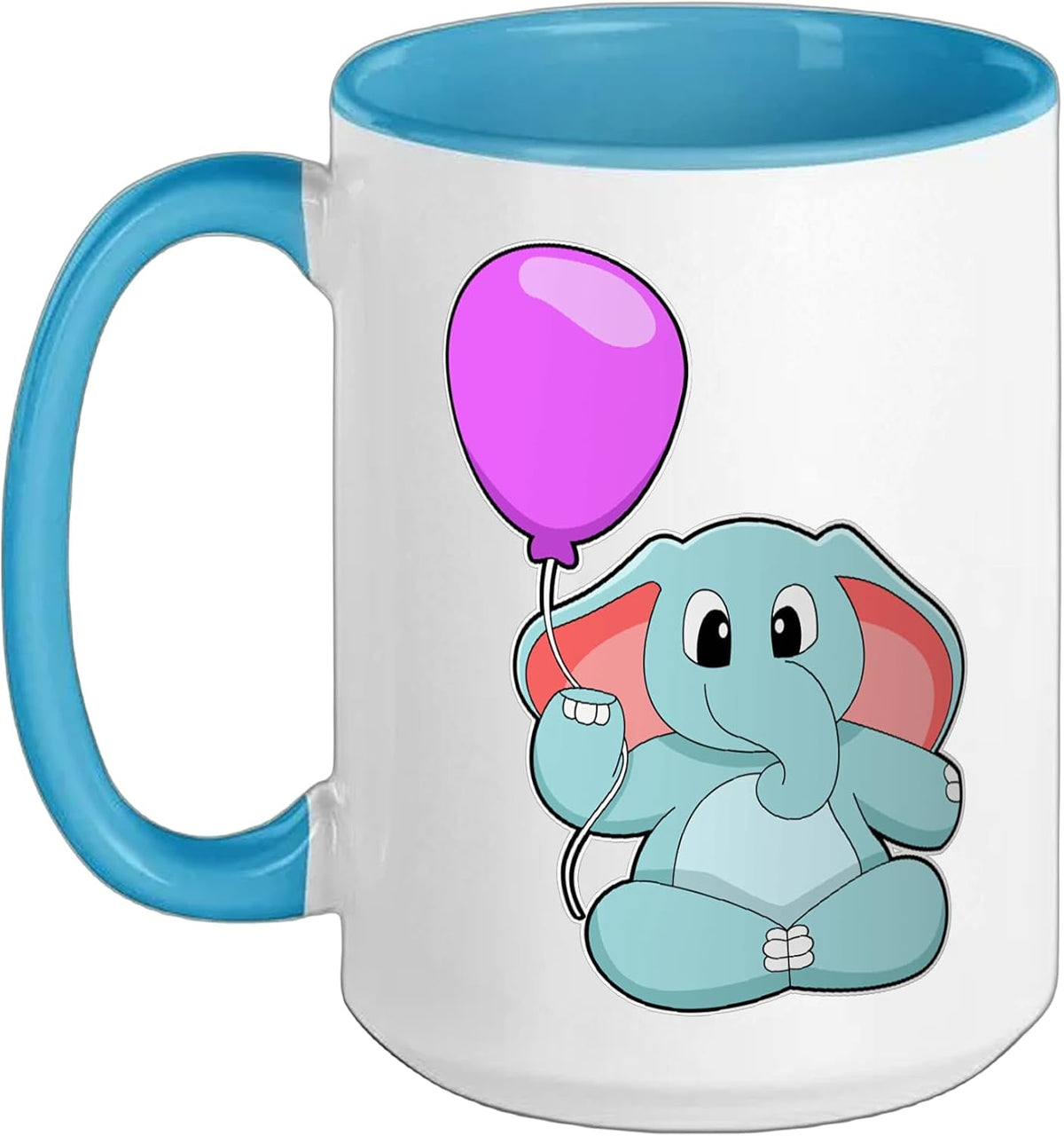 Elephant Balloon Ceramic Mug