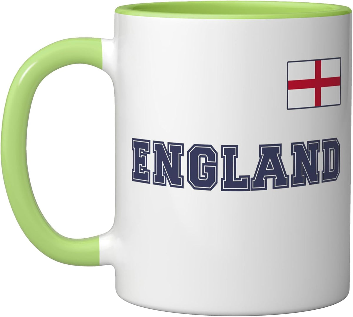 England With Flag On The Chest Ceramic Mug