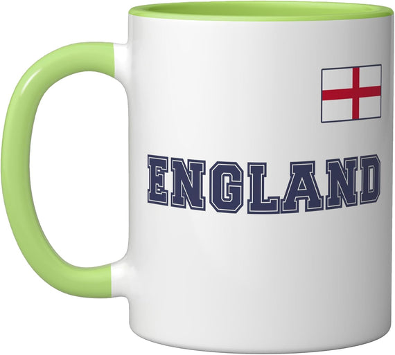 England With Flag On The Chest Ceramic Mug