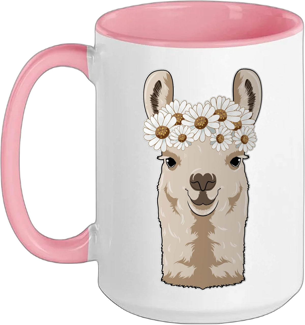 Llama Daisy Ceramic Mug