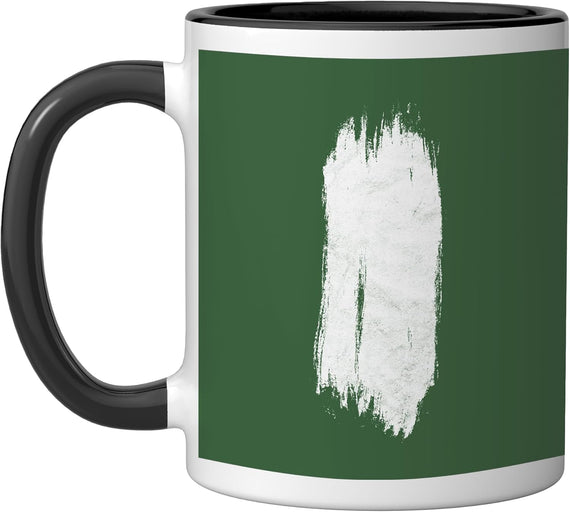 White Blaze Appalachian Trail Minimalist Hiking Graphic Ceramic Mug