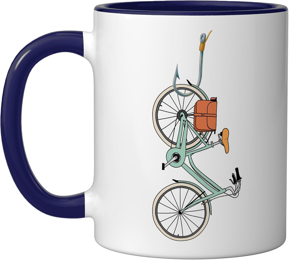 Cyclists & Anglers Hook Bait Fishing 2026 Ceramic Mug