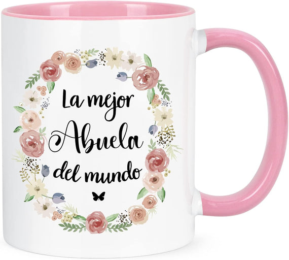 Grandma Grandchild Abuela Spanish Grandma Grandmother Ceramic Mug
