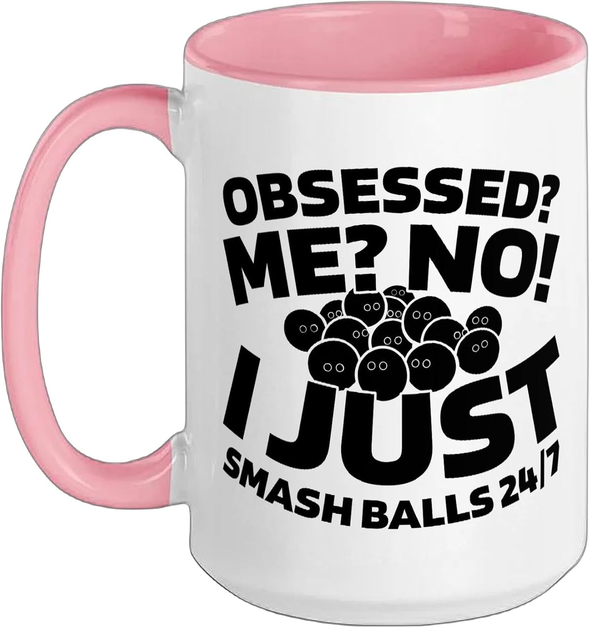 Squash Indoor Sport Racket - Racquetball Ceramic Mug