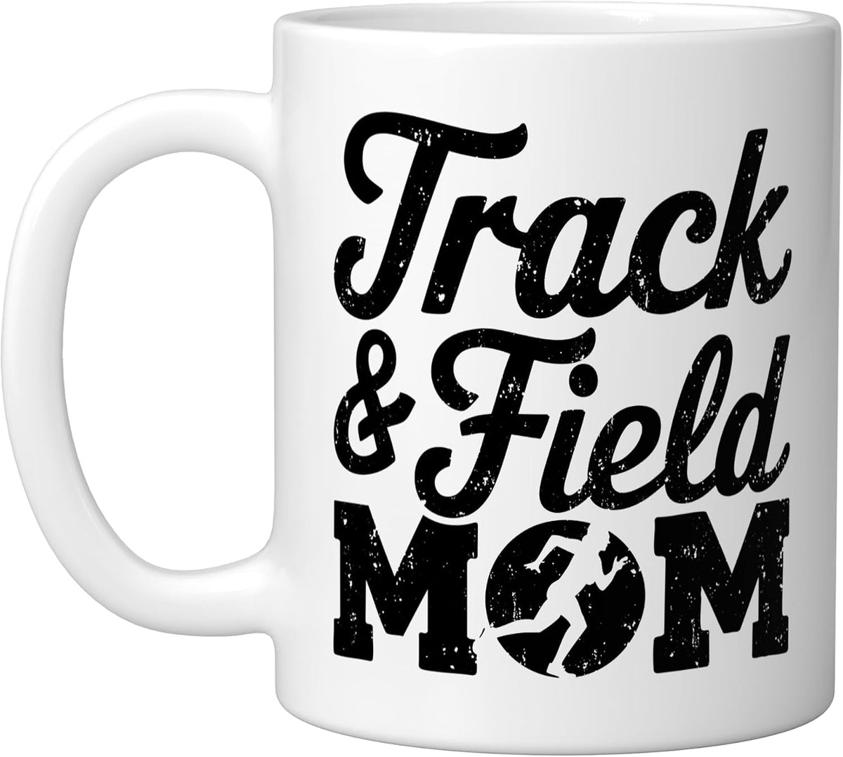 Track And Field Mom Runner Sport Ceramic Mug