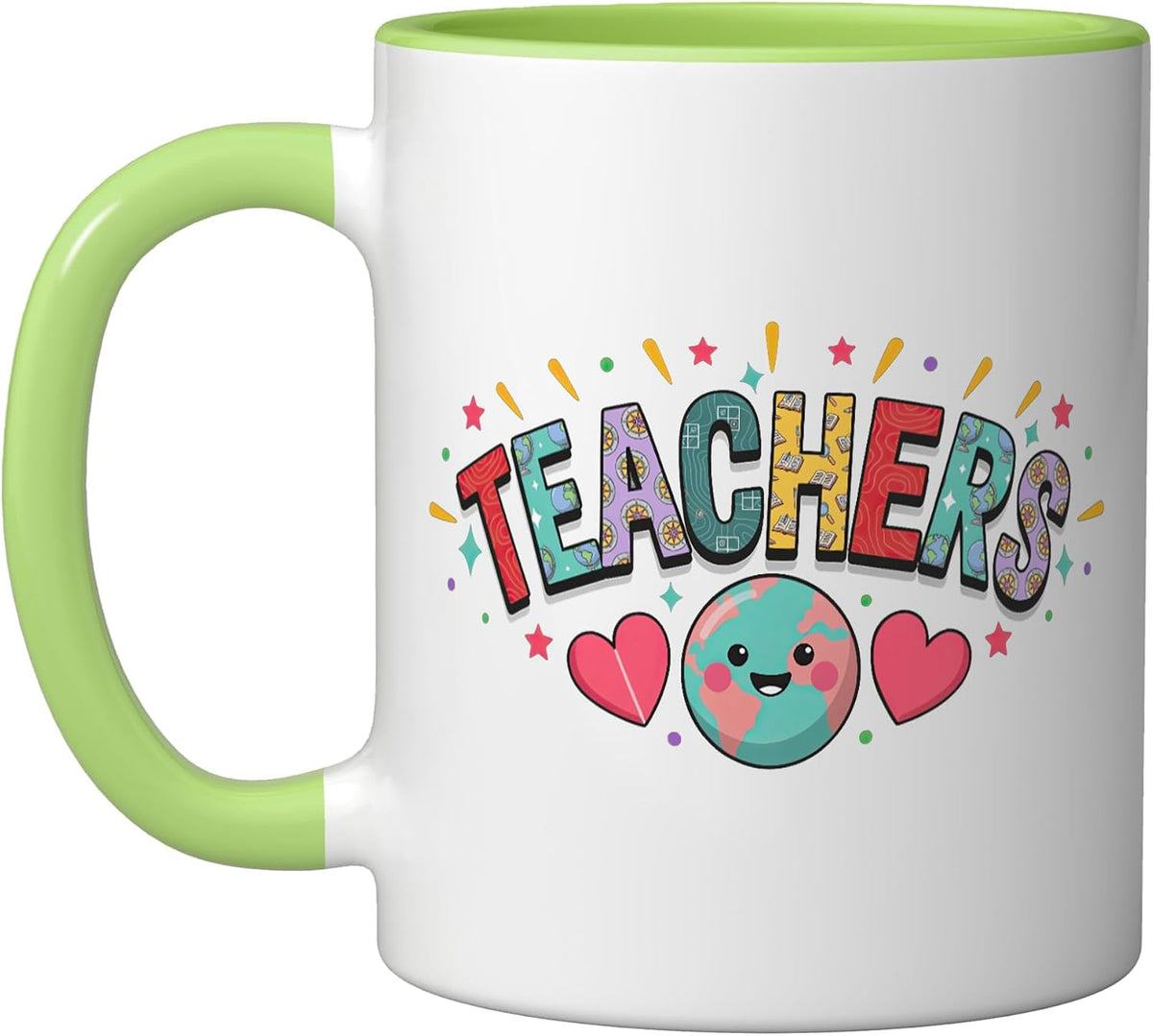Geography Teacher Social Studies Earth Science Map Ceramic Mug