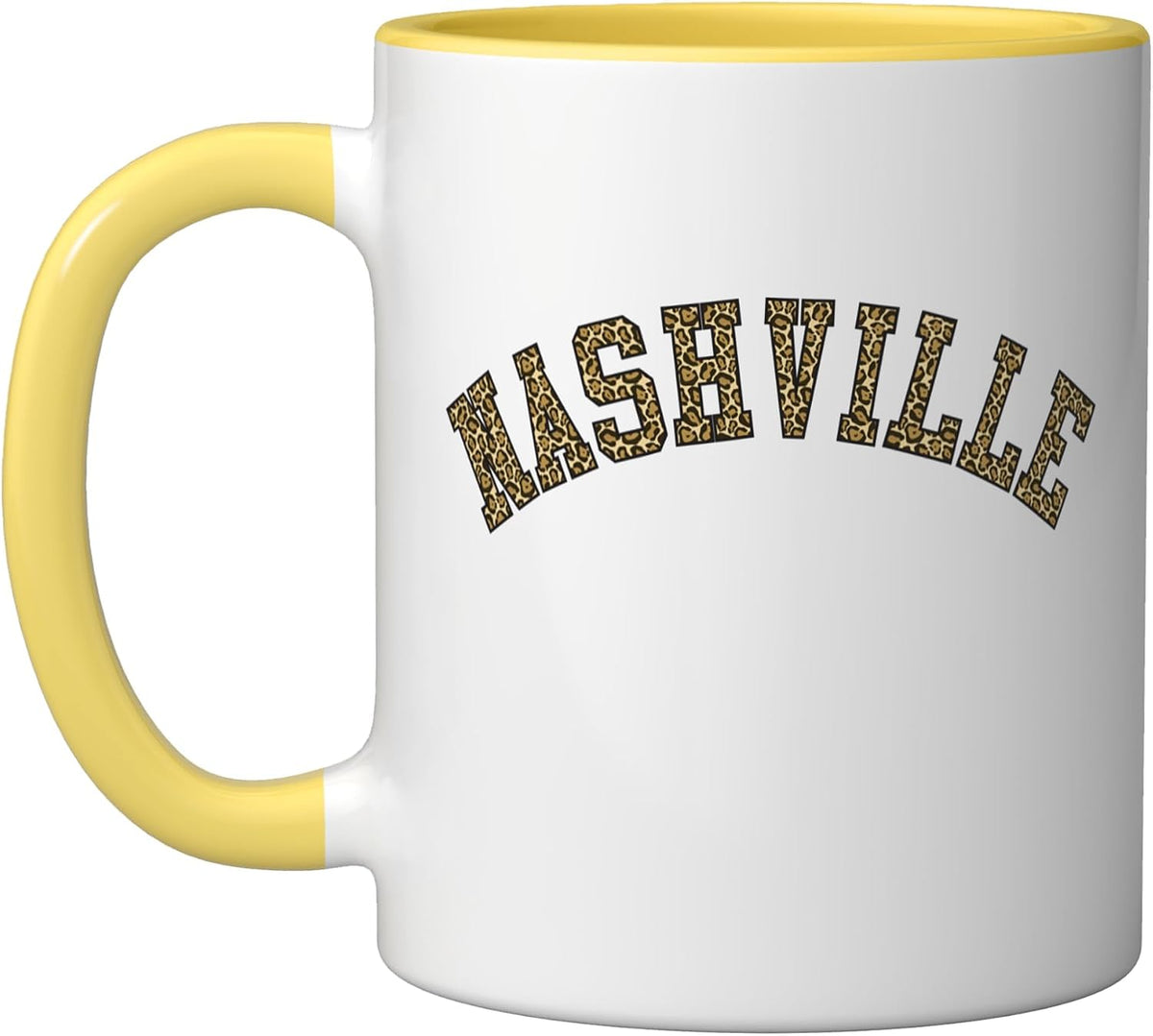 Nashville Leopard Cheetah Ceramic Mug