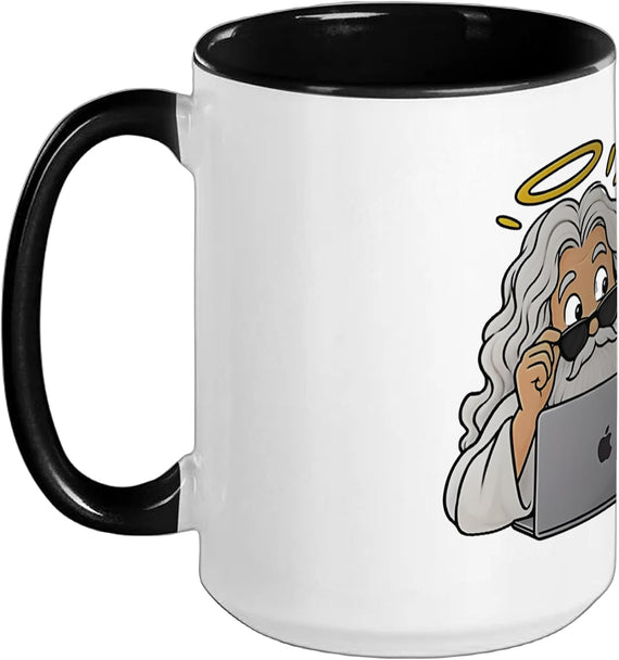God Saw My Search History Jesus Christ Lord Saviour Funny Ceramic Mug