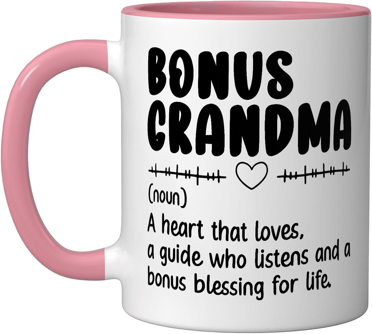 Bonus Grandma Definition Step Grandma Bonus Grandmother Ceramic Mug