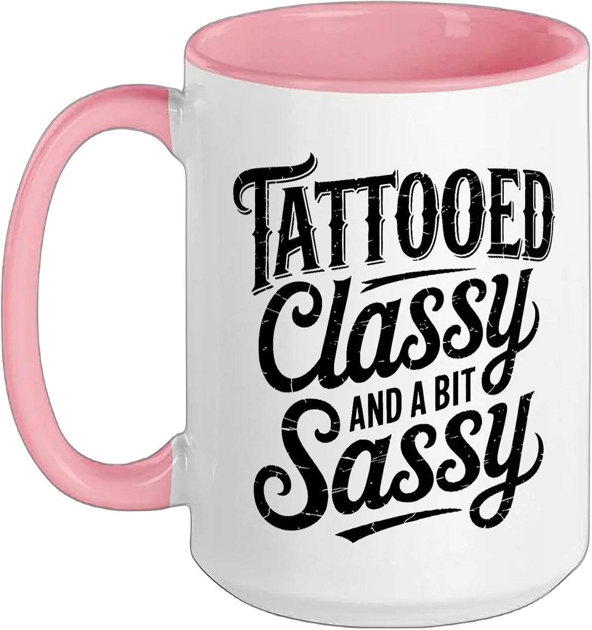 Funny Tattoo Women Tattooed Girl Ceramic Mug