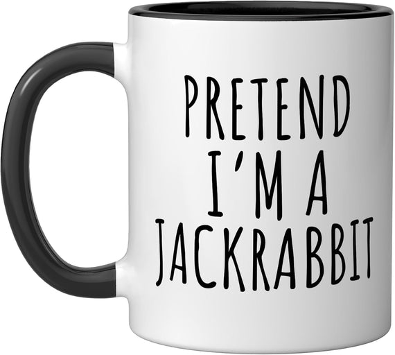 Lazy Halloween Costume Pretend I'm Jackrabbit Ceramic Mug
