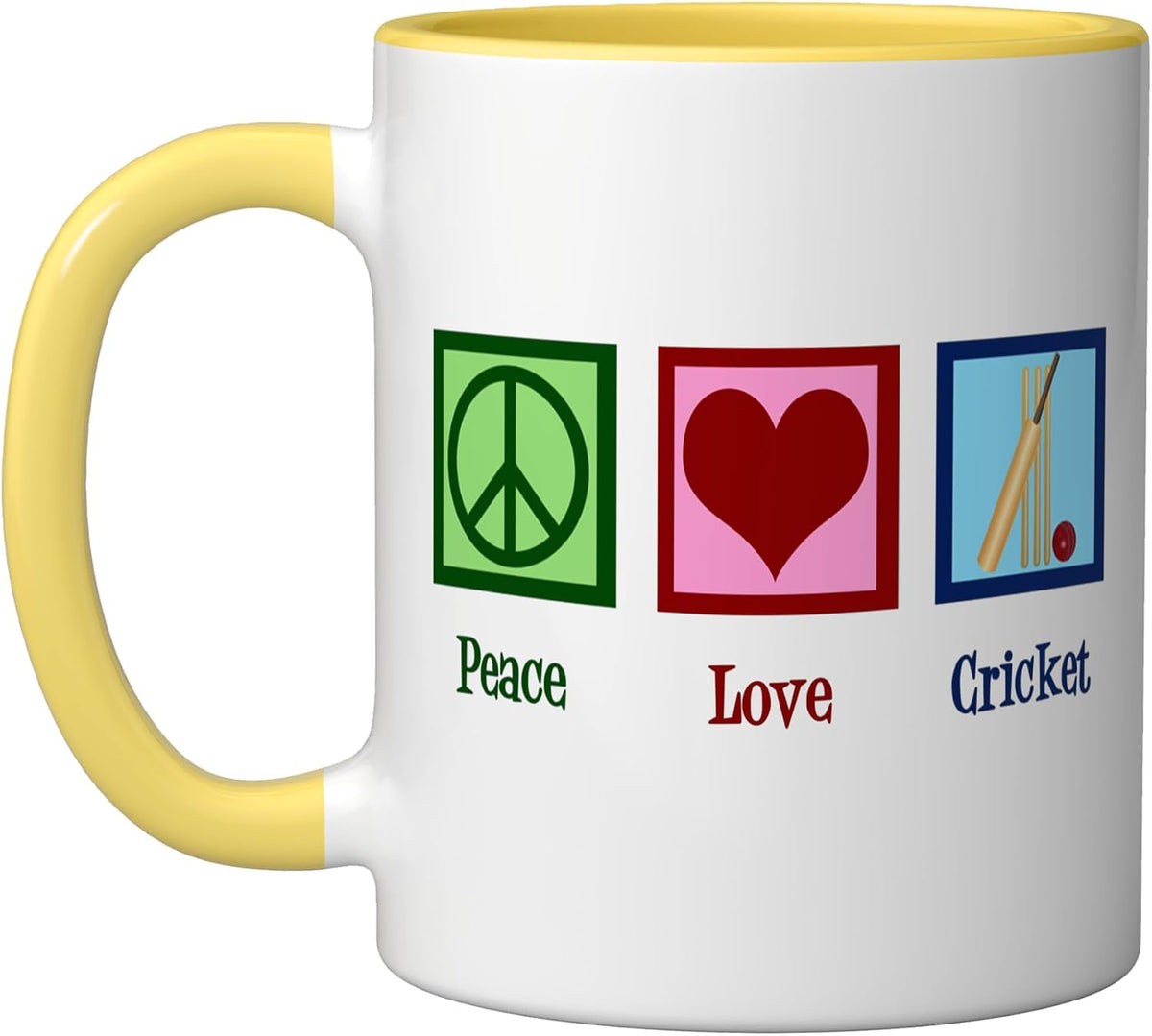 Peace Love Cricket Ceramic Mug