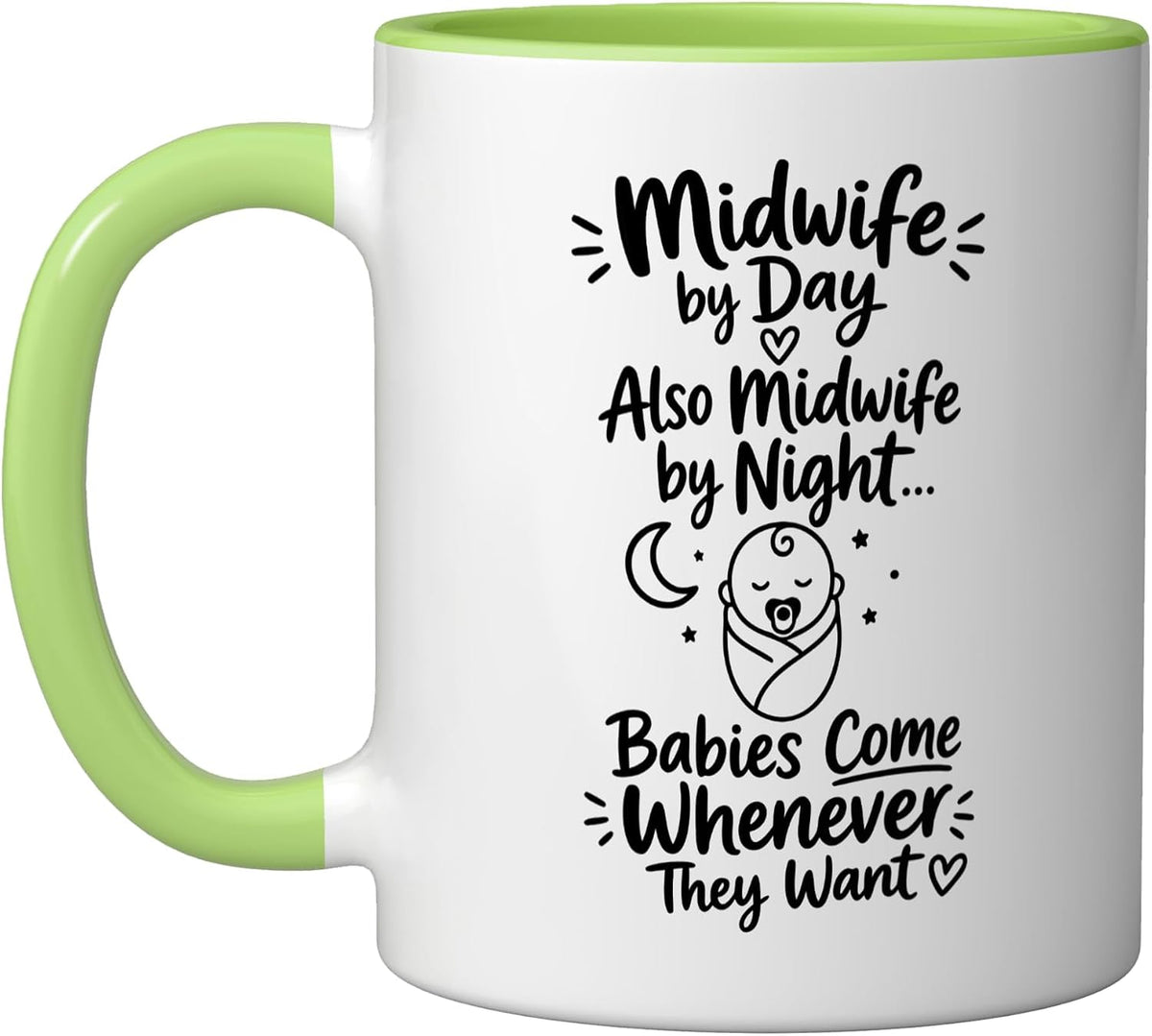 Midwife Birth Doula Labor Delivery Night Shift Ceramic Mug